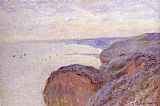 Claude Monet Canvas Paintings - Cliffs Near Dieppe